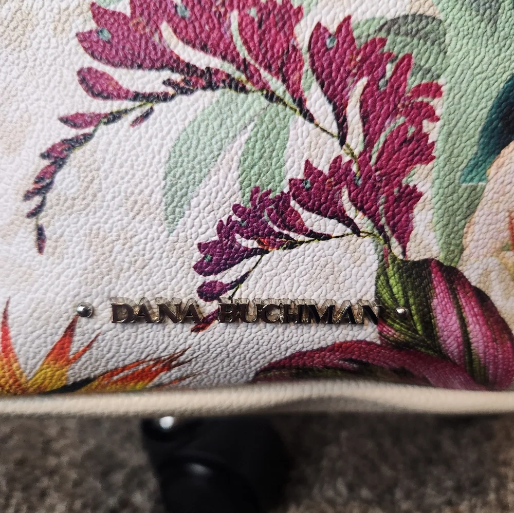 Dana Buchman Floral Print Hobo Bag - Picture 4 of 11